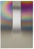 Larry Bell, VFGY 5, 1979, Vaporized metal on paper