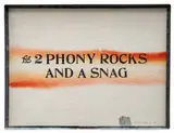 Edward Kienholz, For 2 Phony Rocks and a Snag