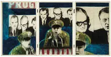 James Gill, Untitled (Triptych), 1964, Mixed-media on Masonite panels in three parts