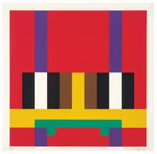 Herbert Bayer, Edition Domberger Stuttgart Portfolio, 1968, The complete portfolio of six color screenprints on paper, justification page, and original portfolio case
