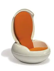 Peter Ghyczy, Garden Egg chair, 1968; this example produced 1968-1975
