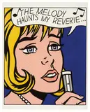 Roy Lichtenstein, Reverie (from 11 Pop Artists Portfolio, Vol. II), 1965, Color screenprint on smooth, white wove paper