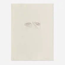 Self-Portrait (SFE-307) by Sam Francis, 1981, copper plate etching on Fabriano Tiepolo, sold Apr 2024