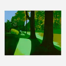 Daniel Lang, Stillwell, 1973, lithograph in colors