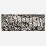 Red Grooms, Truck, 1979, lithograph on Oka Japanese