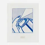 Roy Lichtenstein, Spray Can (from the One Cent Life portfolio) with signature, 1964, offset lithograph in color