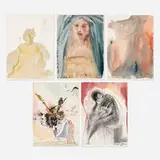 Five works from the Biblia sacra series by Salvador Dalí, 1967, lithograph in colors, sold Apr 2024