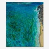 Rex Ashlock, The Sea When the Tide Comes in at Twilight, the Dragon Always Seems to Roar, 1975-78, oil on canvas