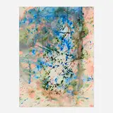Bill Alpert, Abstraction, ink and acrylic on paper laid to board