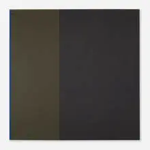 David Simpson, Vertical Series #30 (Durer), 1973, oil on canvas