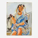 Vaclav Vytlacil, Seated Woman