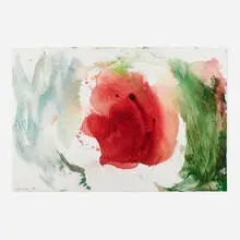 Alexander Liberman, Untitled, 1995, watercolor on paper