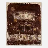 Key Sato, Lumière brisée, 1960, mixed media on canvas