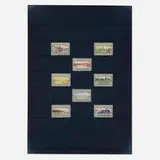 Donald Evans, Mangiare 1940 Gastronomic Landscapes, 1974, watercolor and ink on paper in eight parts