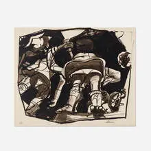 Rico Lebrun, Untitled, ink on paper
