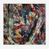 Graham Wilson, Untitled (DBL #62), 2017, oil and spray enamel on canvas