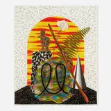 Henry Gunderson, Untitled, 2012, ink and pastel on paper