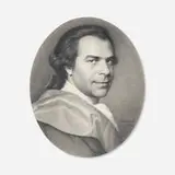Michael Leonard, Curtis Roth, C. 18th (from the Portraits in Time series), 1990, graphite on paper