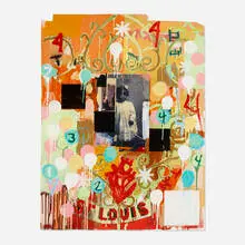 Radcliffe Bailey, Untitled, 1995, mixed media on paper