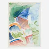 William Tillyer, The Cornish Drawings, 1983, watercolor on paper collage