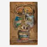 Alejandro Obregón, Untitled, c. 1955, mixed media on paper