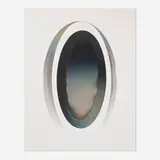 Larry Bell, Melin 6 (Vapor Drawing)