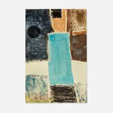 Antonio Vidal, Untitled, 1966, watercolor and ink on paper