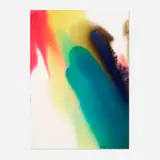 Paul Jenkins, Phenomena Magnetic Offspring, 1979, watercolor on Arches