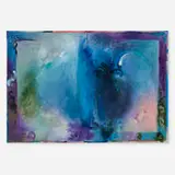 Sigrid Burton, Student of Physics (diptych), 1989, oil on canvas