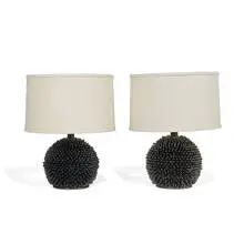 Studio Duca di Camastra, Sea Urchin lamps, pair, Italy
