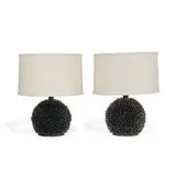 Studio Duca di Camastra, Sea Urchin lamps, pair, Italy