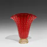 A Bolle vase with Lenti base by Ercole Barovier, sold Aug 2021