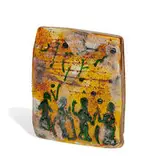 glass block sculpture by Egidio Costantini and Moshe Castel, sold Aug 2021