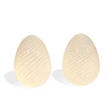 Vetri Murano, Egg lamps, pair, Italy