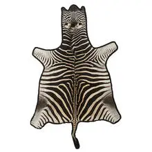 Burchell's Zebra, hide rug with backing