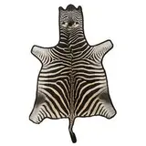 Burchell's Zebra, hide rug with backing
