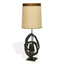 Harry Balmer, brutalist table lamp