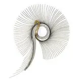 Curtis Jere for Artisan House, Peacock wall sculpture