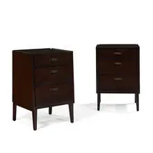 nightstands, pair by Edward Wormley, sold Aug 2021