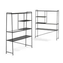Freda Diamond, etageres (display shelves / room dividers), pair