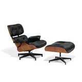 670 / 671 lounge chair and ottoman by Charles and Ray Eames, sold Aug 2021