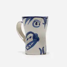 Hibou by Pablo Picasso, 1954, glazed stoneware with engobe decoration and enamel, sold Apr 2019