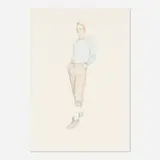 Lucy McKenzie, Tin Tin 4, 2005, colored pencil on paper