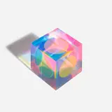 Op Art, Cubo, 1960, resin