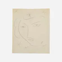 Man Ray, Untitled, c. 1971, graphite on paper