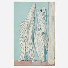 Max Ernst, Untitled, c. 1932, oil on paper laid down on canvas, mounted on board