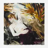 Hernan Bas, Endymion, 2004, acrylic and gouache on paper