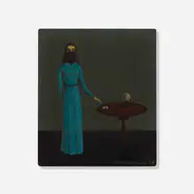 Gertrude Abercrombie, Untitled, 1954, oil on masonite