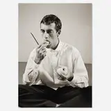 Peter Hujar, Forbidden Fruit (David Wojnarowicz Eating an Apple in an Issey Miyake shirt) from The Twelve Perfect Christmas Gifts from Dianne B. portfolio
