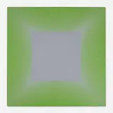 Richard Anuszkiewicz, Soft Grey Square with Lavender, 1979, acrylic on canvas